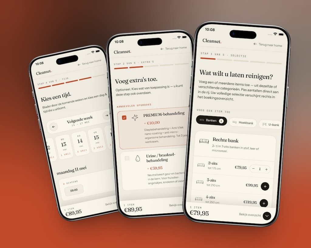 Online boeken in 5 stappen, zonder bellen of mailen